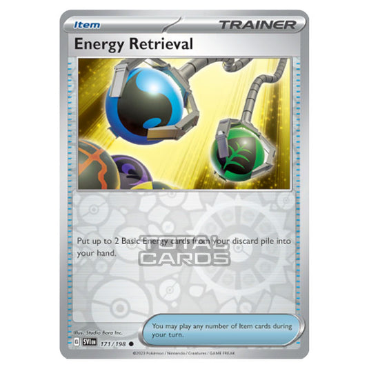 Pokemon - Scarlet & Violet - Base Set - Energy Retrieval - 171/198 - (Reverse Holo)