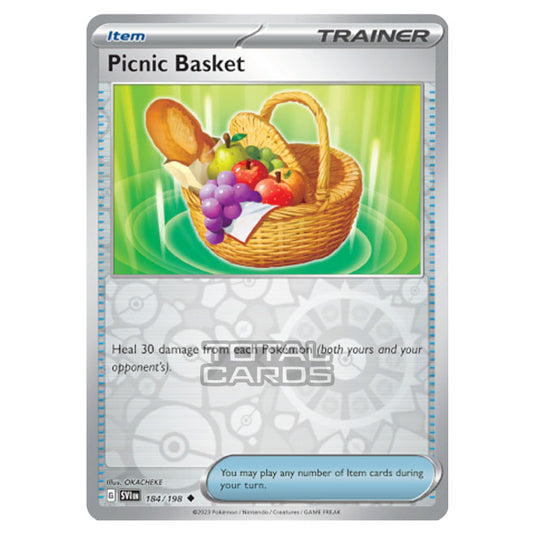Pokemon - Scarlet & Violet - Base Set - Picnic Basket - 184/198 - (Reverse Holo)