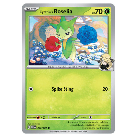 Pokemon - Scarlet & Violet - Destined Rivals - Cynthia's Roselia