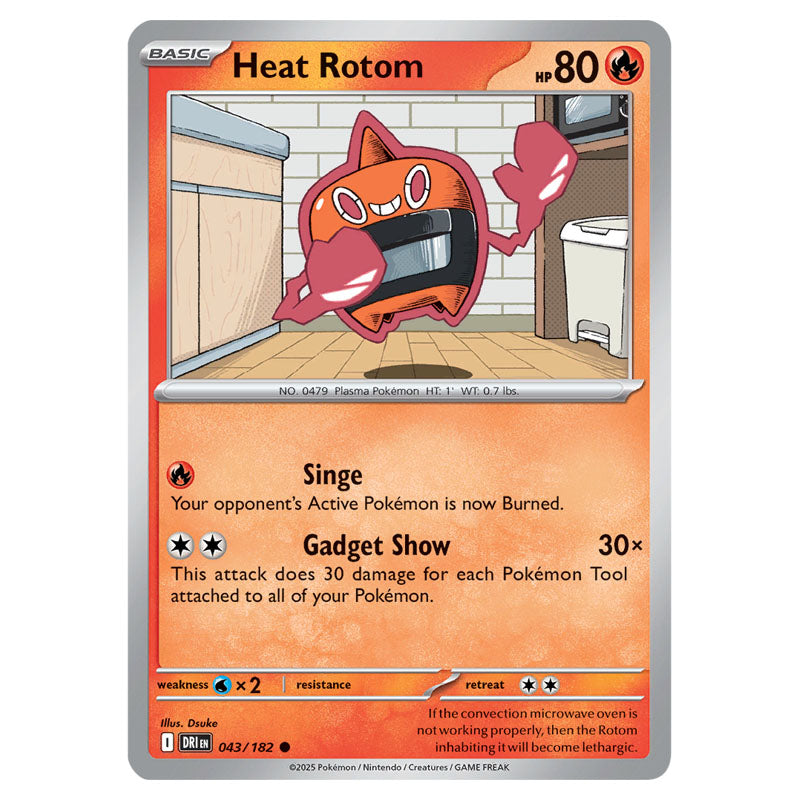 Pokemon Scarlet & Violet Destined Rivals Heat Rotom 043/182