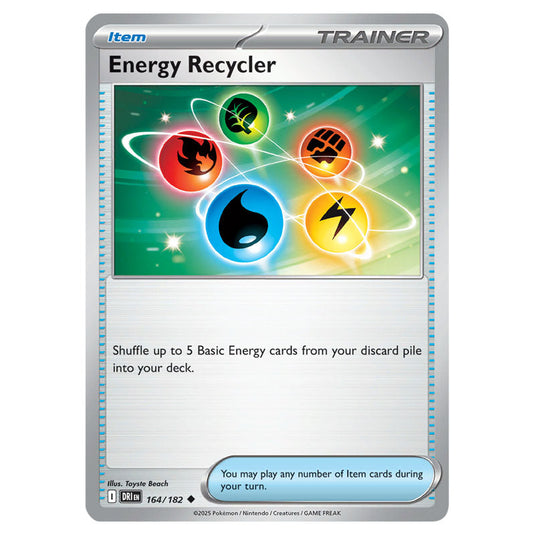Energy Recycler 164 card from the Pokemon set Destined Rivals