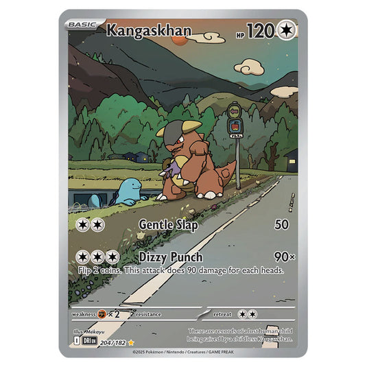 Kangaskhan 204 card from the Pokemon set Destined Rivals