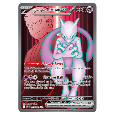 Pokemon - Scarlet & Violet - Destined Rivals - Team Rocket's Mewtwo ex - 213/182