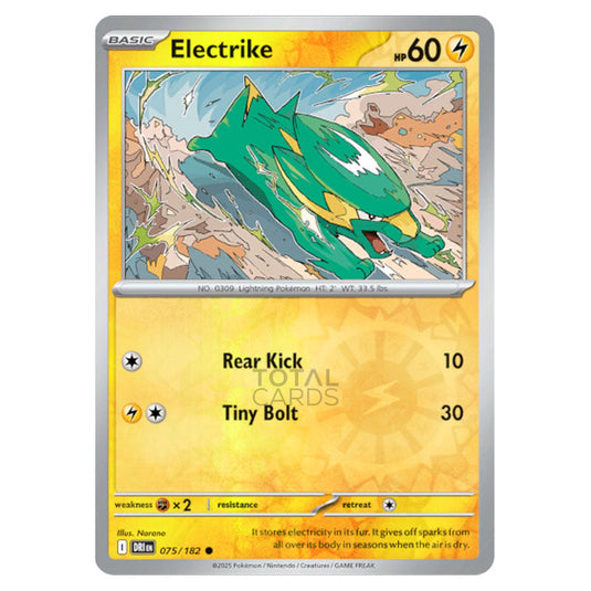 Pokemon - Scarlet & Violet - Destined Rivals - Electrike - 075/182 - ( Pokemon - Scarlet & Violet - Destined Rivals - Electrike - 075/182 - (