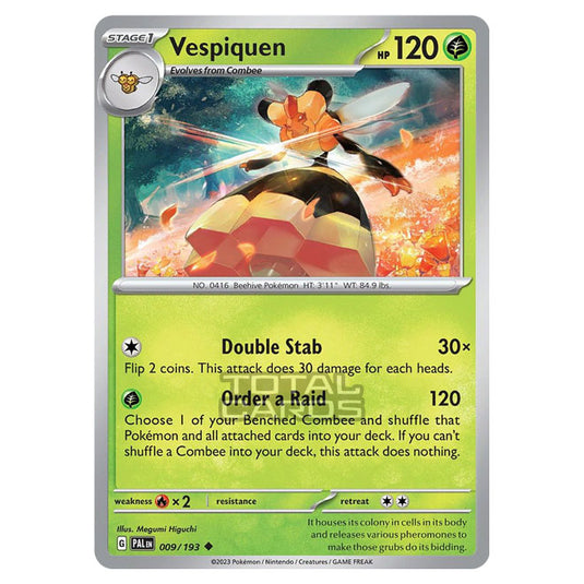 Pokemon - Scarlet & Violet - Paldea Evolved - Vespiquen - 009/193