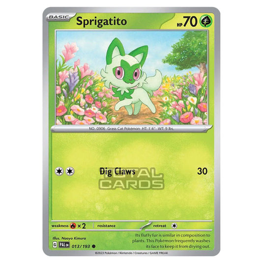sprigatito pokemon card holographic Sprigatito 013/198 SV01 Scarlet & Violet Base Set