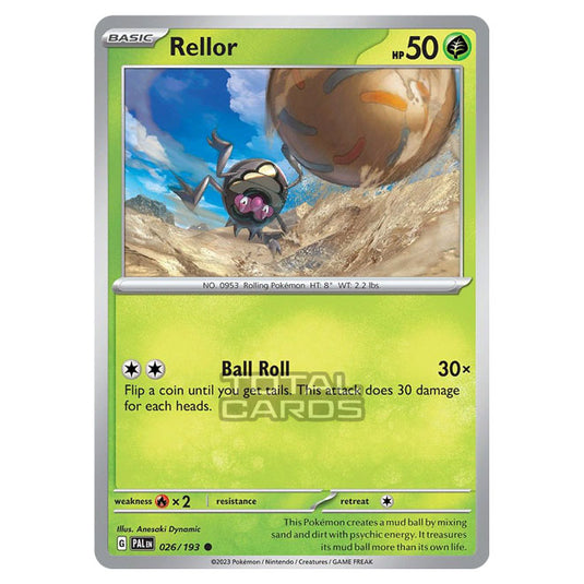 Pokemon - Scarlet & Violet - Paldea Evolved - Rellor - 026/193