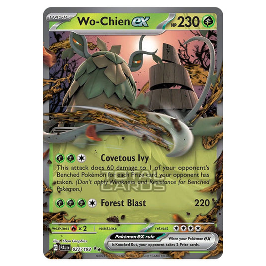 Pokemon - Scarlet & Violet - Paldea Evolved - Wo-Chien ex - 027/193