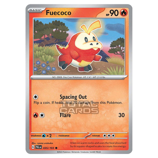 Pokemon - Scarlet & Violet - Paldea Evolved - Fuecoco - 035/193