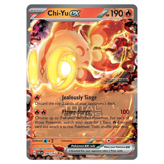 Pokemon - Scarlet & Violet - Paldea Evolved - Chi-Yu ex - 040/193