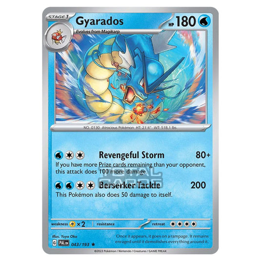 Pokemon - Scarlet & Violet - Paldea Evolved - Gyarados - 043/193