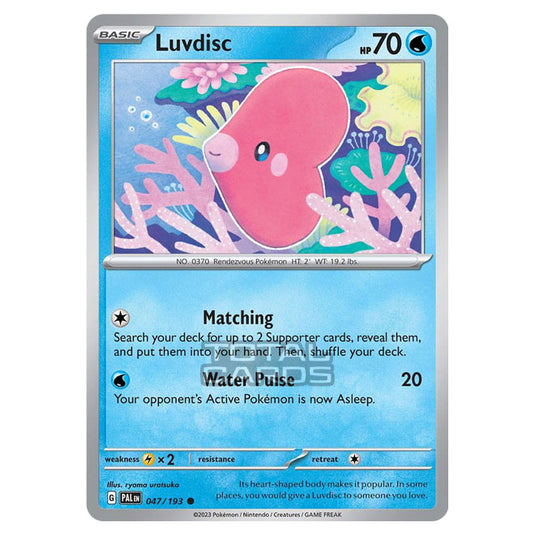 Pokemon - Scarlet & Violet - Paldea Evolved - Luvdisc - 047/193