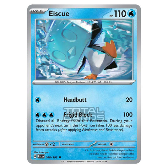 Pokemon - Scarlet & Violet - Paldea Evolved - Eiscue - 048/193