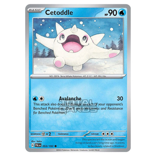 Pokemon - Scarlet & Violet - Paldea Evolved - Cetoddle - 053/193