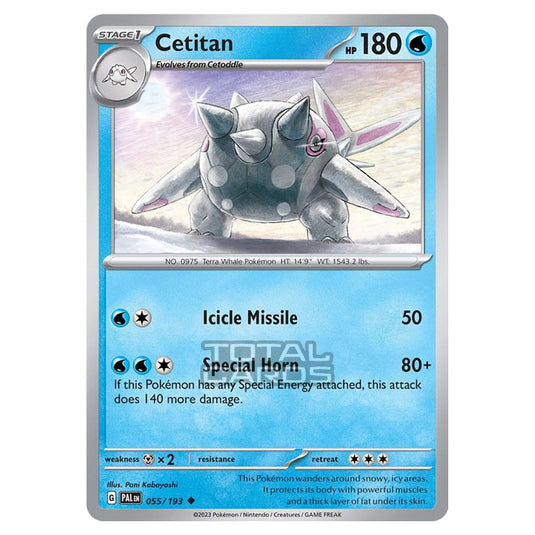 Pokemon - Scarlet & Violet - Paldea Evolved - Cetitan - 055/193