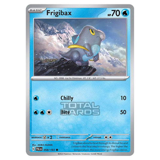 Pokemon - Scarlet & Violet - Paldea Evolved - Frigibax - 058/193