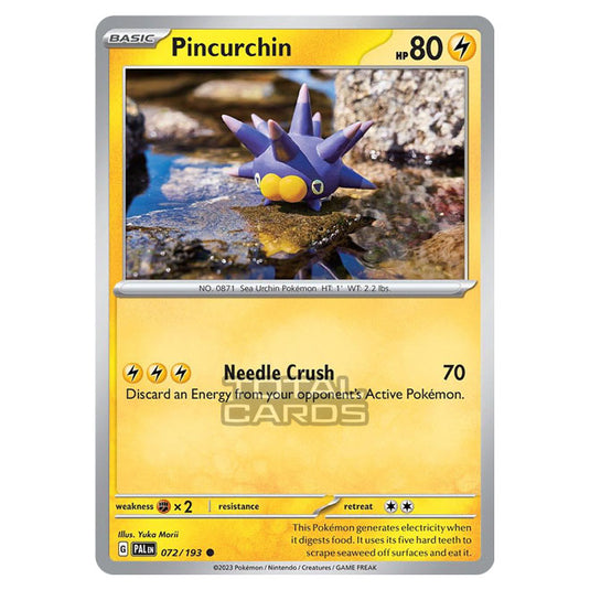 Pokemon - Scarlet & Violet - Paldea Evolved - Pincurchin - 072/193