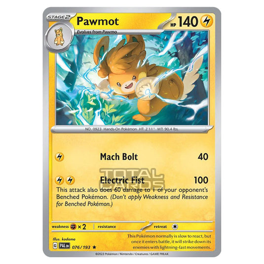 Pokemon - Scarlet & Violet - Paldea Evolved - Pawmot - 076/193