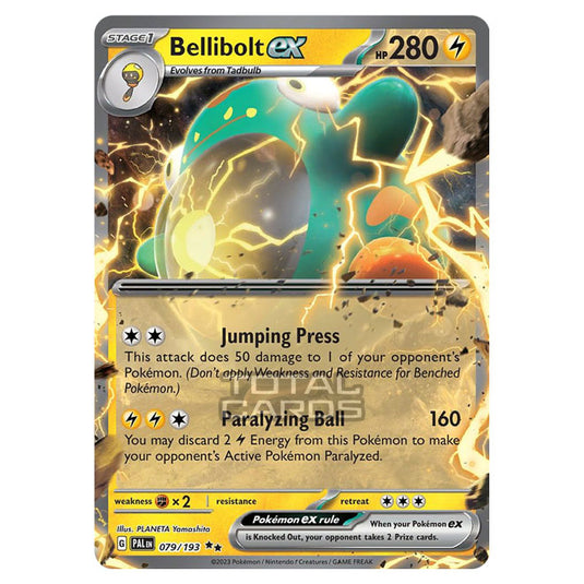 Pokemon - Scarlet & Violet - Paldea Evolved - Bellibolt ex - 079/193 Pokemon - Scarlet & Violet - Paldea Evolved - Bellibolt ex - 079/193