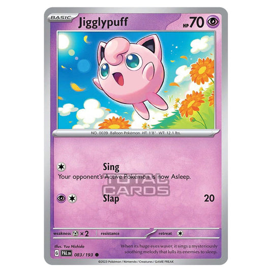 Pokemon - Scarlet & Violet - Paldea Evolved - Jigglypuff - 083/193