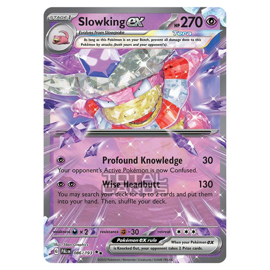 Pokemon - Scarlet & Violet - Paldea Evolved - Slowking ex - 086/193