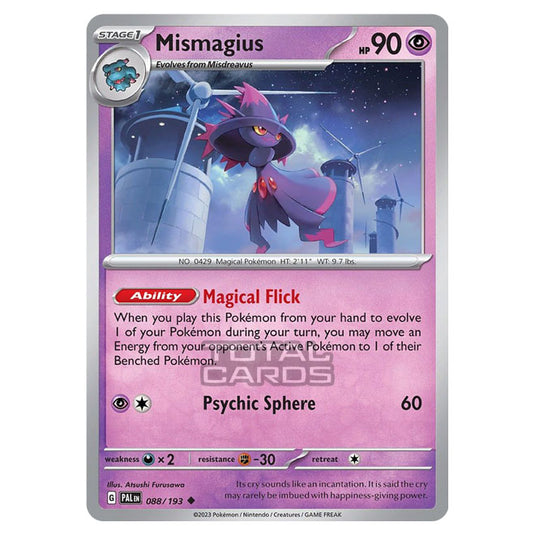 Pokemon - Scarlet & Violet - Paldea Evolved - Mismagius - 088/193