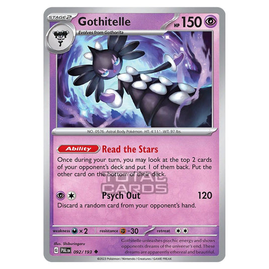 Pokemon - Scarlet & Violet - Paldea Evolved - Gothitelle - 092/193