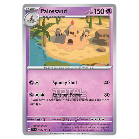 Pokemon - Scarlet & Violet - Paldea Evolved - Palossand - 096/193