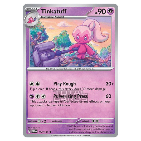 Pokemon - Scarlet & Violet - Paldea Evolved - Tinkatuff - 104/193