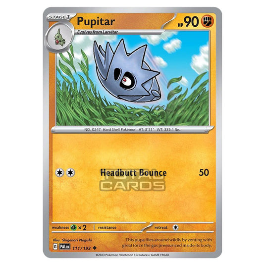 Pokemon - Scarlet & Violet - Paldea Evolved - Pupitar - 111/193