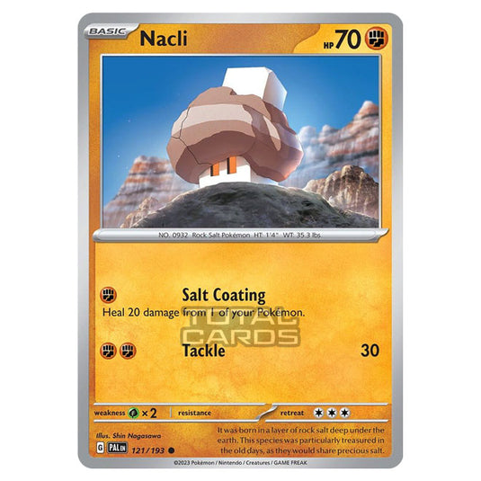 Pokemon - Scarlet & Violet - Paldea Evolved - Nacli - 121/193