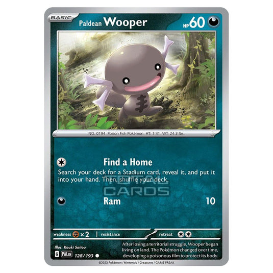 Pokemon - Scarlet & Violet - Paldea Evolved - Paldean Wooper - 128/193