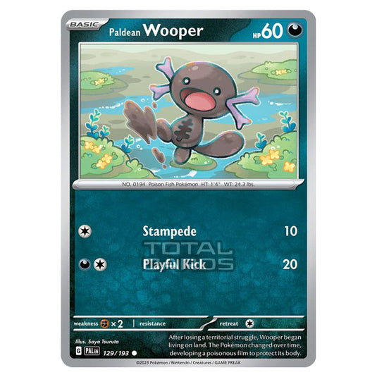 Pokemon - Scarlet & Violet - Paldea Evolved - Paldean Wooper - 129/193