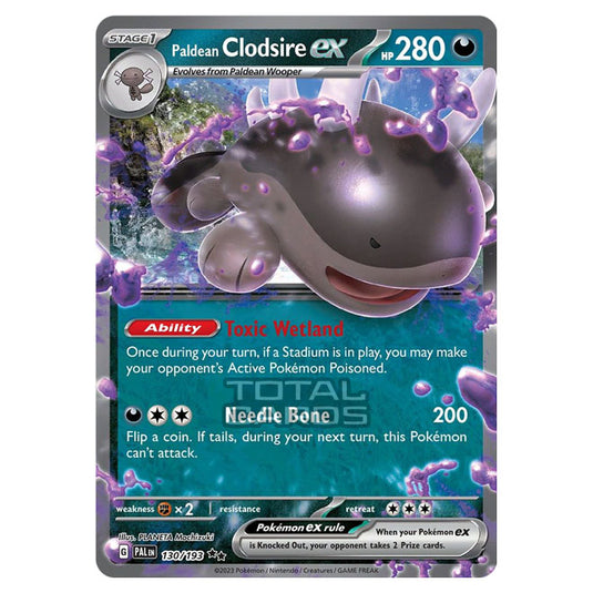 Pokemon - Scarlet & Violet - Paldea Evolved - Paldean Clodsire ex - 130/193