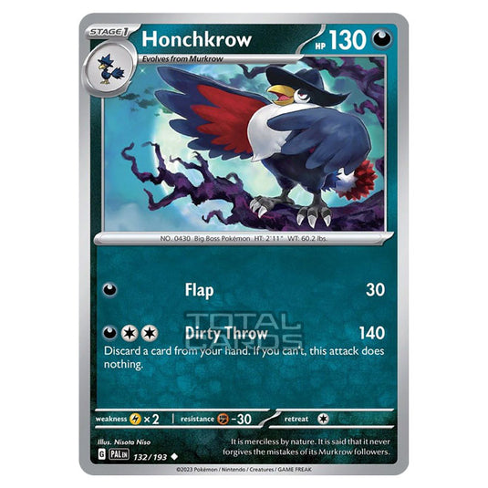 Pokemon - Scarlet & Violet - Paldea Evolved - Honchkrow - 132/193