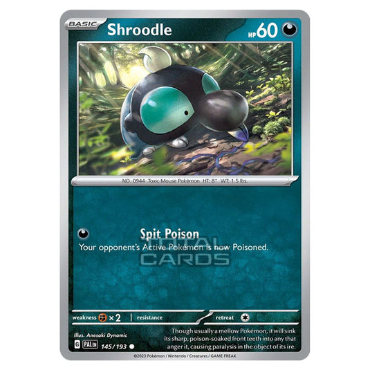 Pokemon - Scarlet & Violet - Paldea Evolved - Shroodle - 145/193