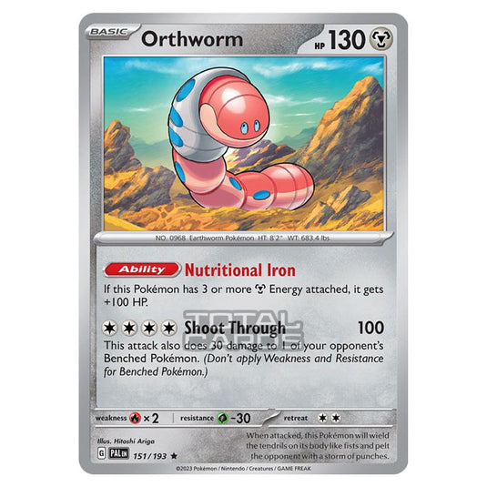 Pokemon - Scarlet & Violet - Paldea Evolved - Orthworm - 151/193