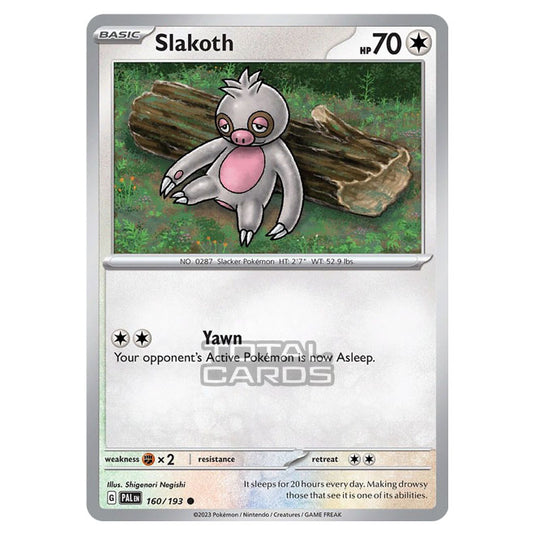 Pokemon - Scarlet & Violet - Paldea Evolved - Slakoth - 160/193