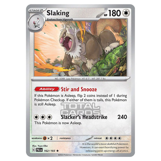 Pokemon - Scarlet & Violet - Paldea Evolved - Slaking - 162/193