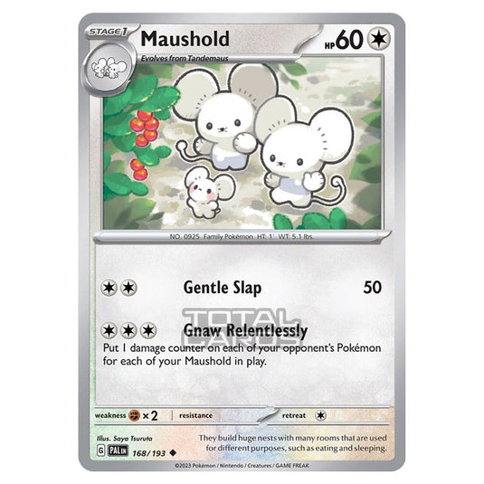 Pokemon - Scarlet & Violet - Paldea Evolved - Maushold - 168/193