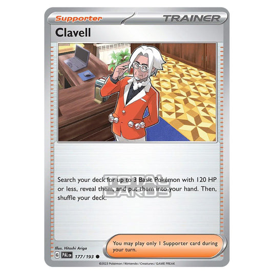 Pokemon - Scarlet & Violet - Paldea Evolved - Clavell - 177/193