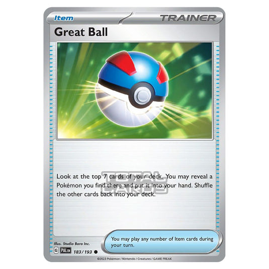 Pokemon - Scarlet & Violet - Paldea Evolved - Great Ball - 183/193