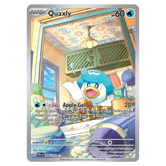 Pokemon - Scarlet & Violet - Paldea Evolved - Quaxly - 206/193