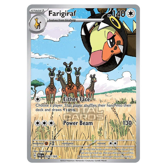 Pokemon - Scarlet & Violet - Paldea Evolved - Farigiraf - 228/193