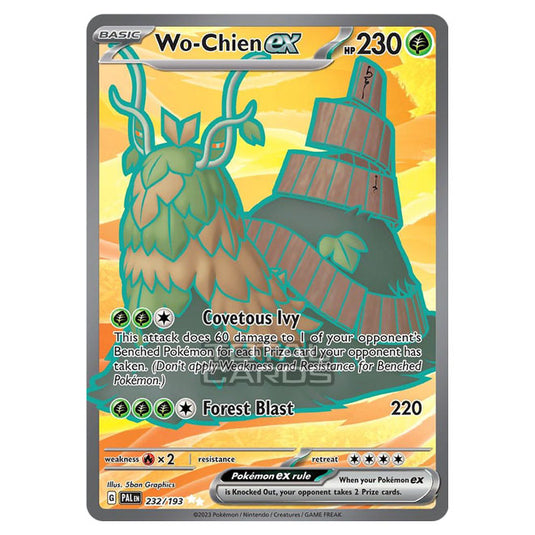 Pokemon - Scarlet & Violet - Paldea Evolved - Wo-Chien ex - 232/193