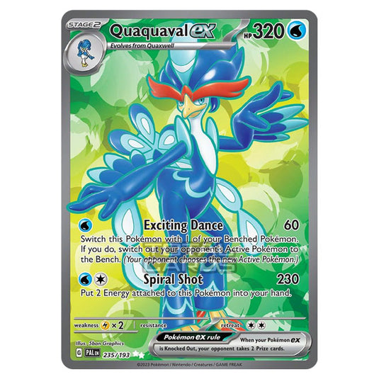 Pokemon - Scarlet & Violet - Paldea Evolved - Quaquaval ex - 235/193