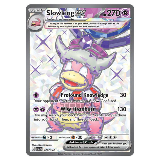 Pokemon - Scarlet & Violet - Paldea Evolved - Slowking ex - 238/193