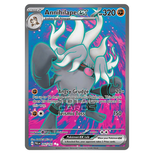 Pokemon - Scarlet & Violet - Paldea Evolved - Annihilape ex - 242/193