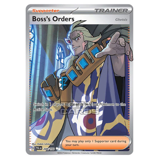 boss's orders pokemon card Pokemon - Scarlet & Violet - Paldea Evolved
