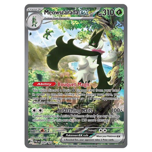 Pokemon - Scarlet & Violet - Paldea Evolved - Meowscarada ex - 256/193